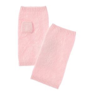 Amicale Cashmere Brushed Cashmere Armwarmers, Pink